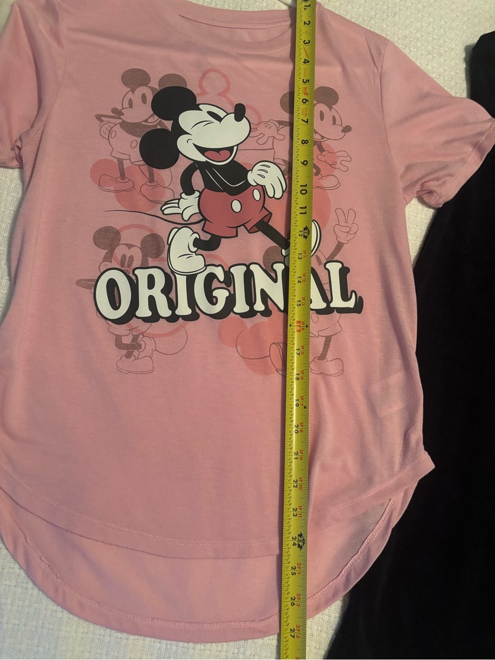 Disney Black Sleeveless Terry Polo Embroidery Dress and pink Mickey tee shirt - Picture 10 of 11